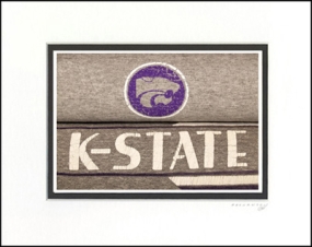 Kansas State Wildcats Vintage T-Shirt Sports Art